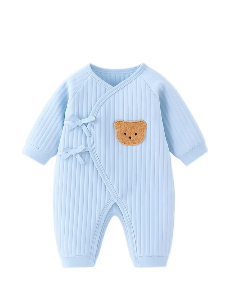 Bear hooded romper